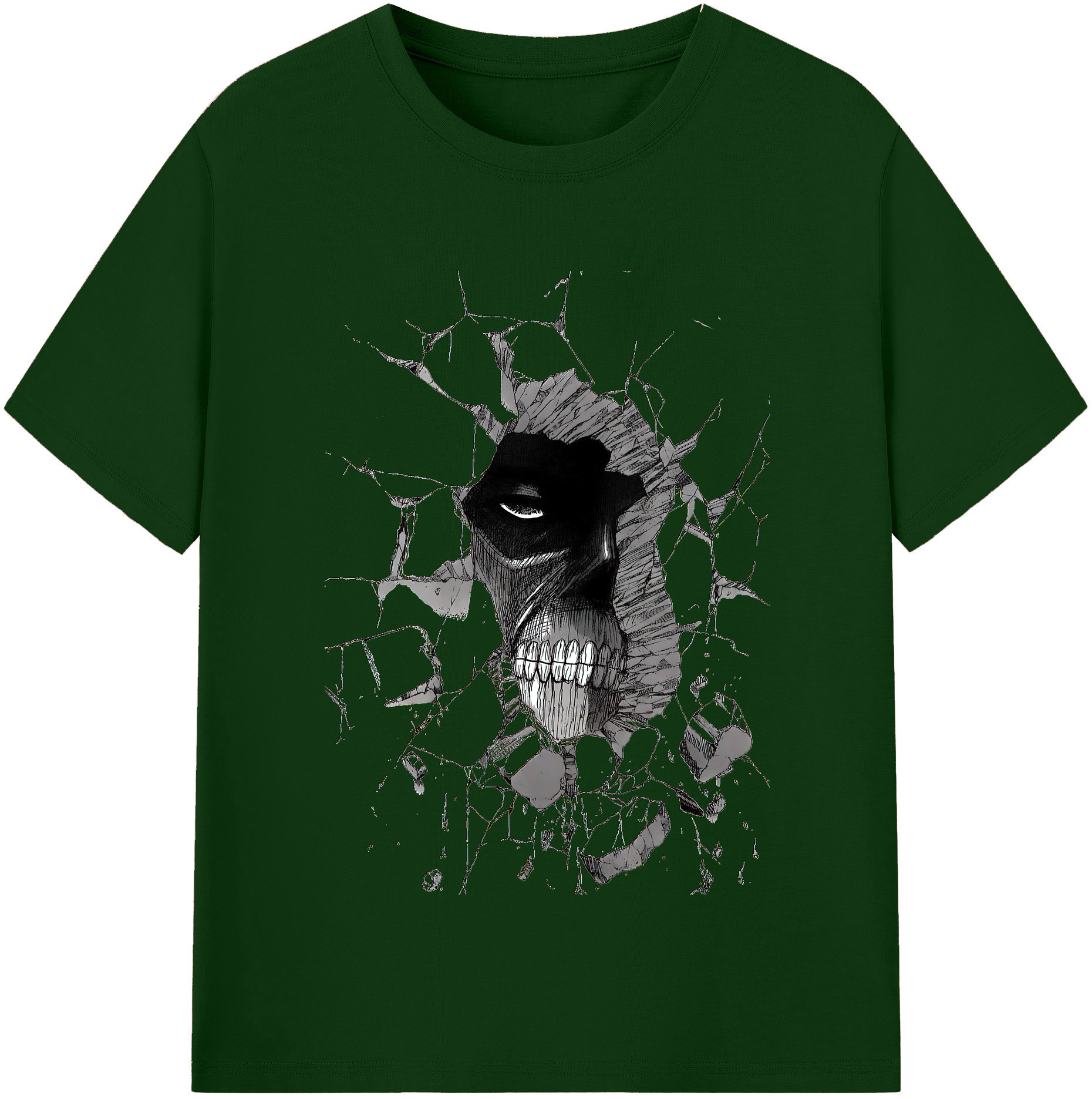 （画像用） 進撃の巨人 Attack on Titan 綿100％半袖Tシャツ（フロントプリント）